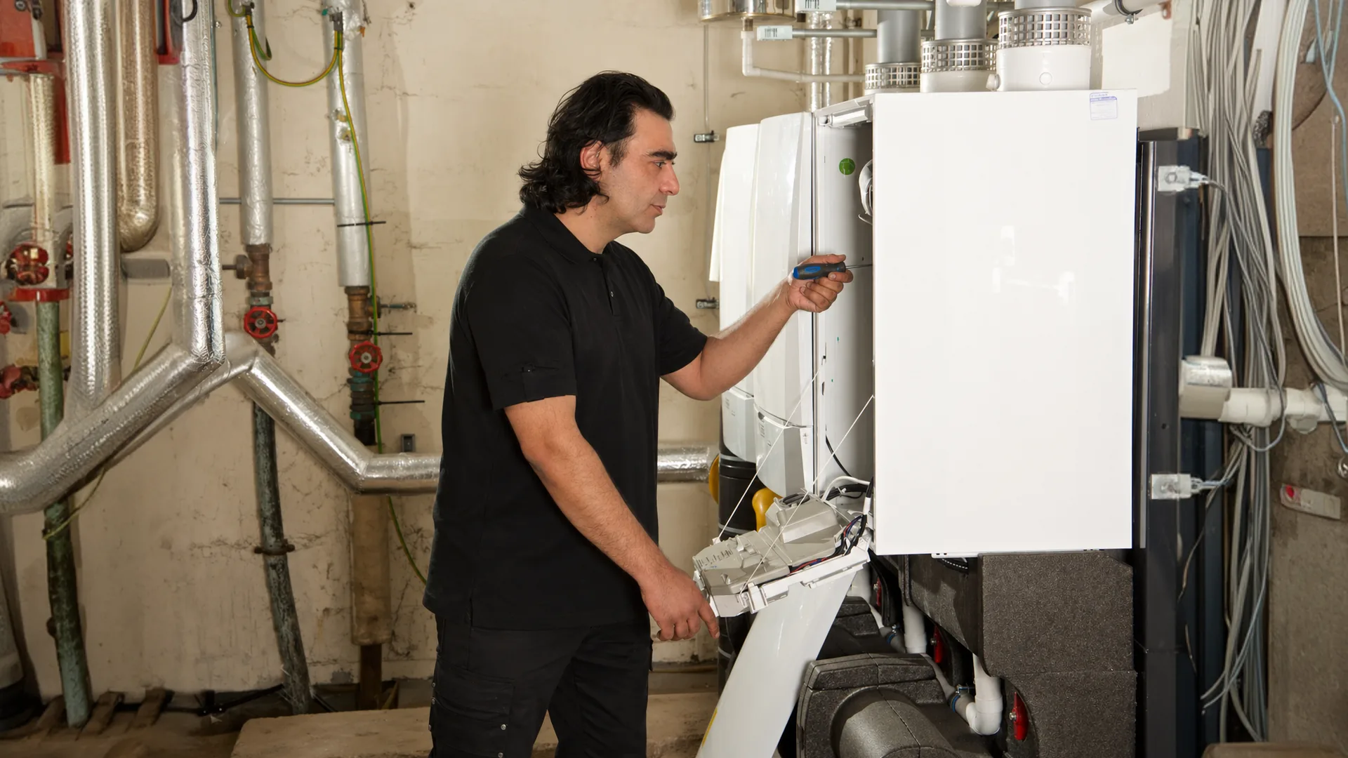 Gas Safe boiler service.